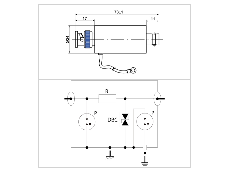 射頻同軸電涌保護器CXC06-B/MF